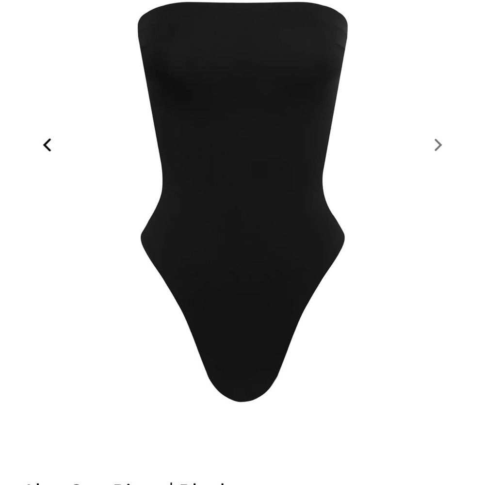 Myra Swim Chic Black Strapless Swimsuit with open back!Camel!Aloe is the style - Picture 5 of 6